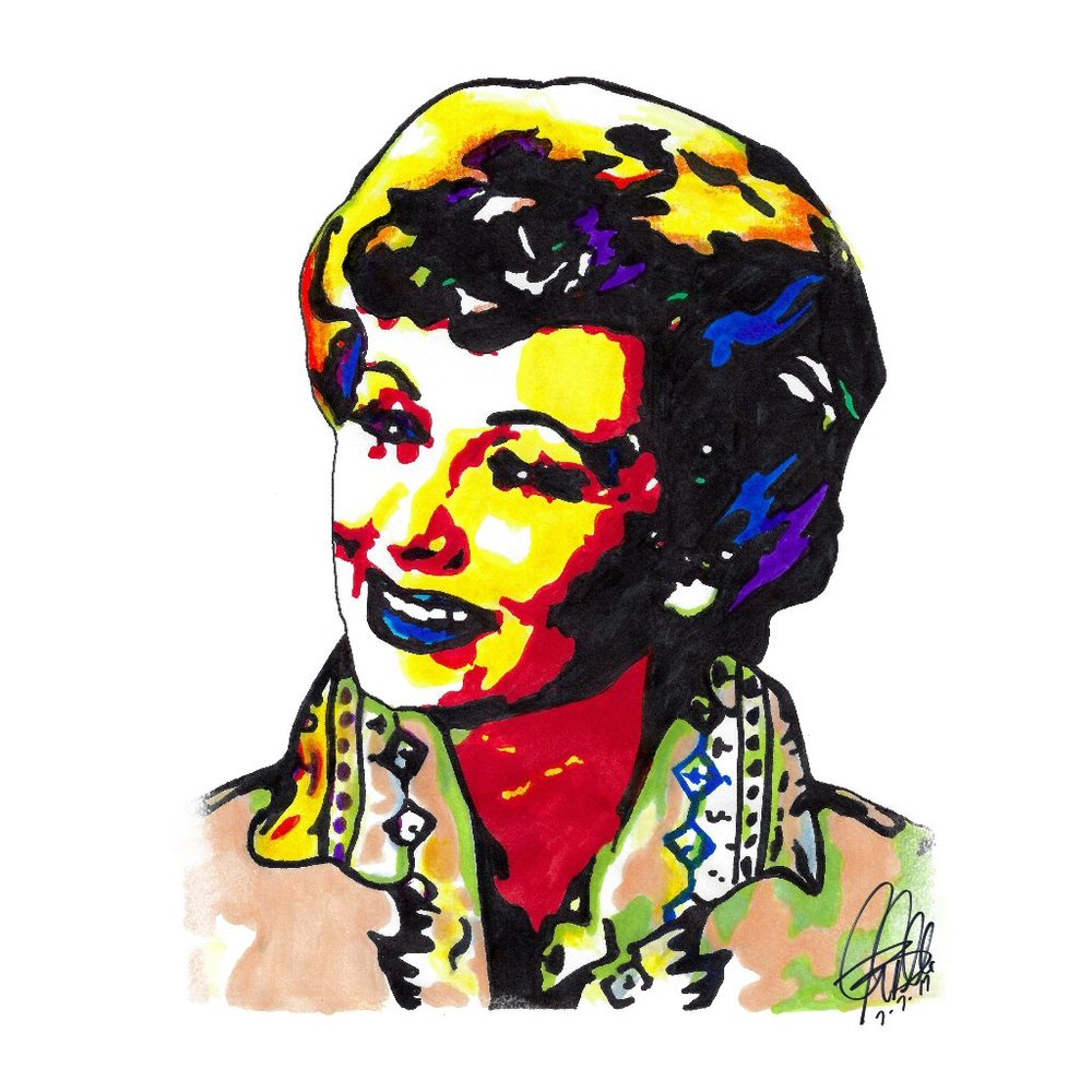 Lucille Ball Comedian Comedy Poster Print Wall Art 18x24 - Picture 1 of 5